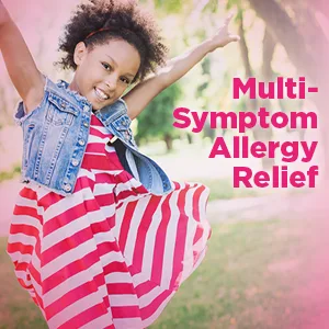 Amazon Basic Care Children's Allergy Relief Liquid Medicine with Diphenhydramine HCl, Cherry Flavor, 4 Fl Oz 4 Fl Oz (Pack of 1) - multi-symptom allergy relief