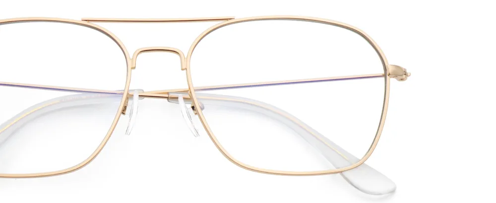 JM plane blue light blocks computer glasses space eye protection video eyeglasses anti glare women men gunmetal frame black temple tips - ANTI-BLAULICHT-LINSEN DETAIL