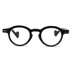 AMILLET 3 Pack Retro Round Reading Glasses Blue Light Blocking Spring Hinges Reading Glasses for Women Men +1.0 - Brille