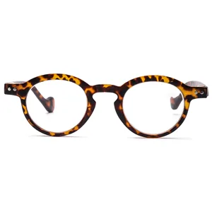 AMILLET 3 Pack Retro Round Reading Glasses Blue Light Blocking Spring Hinges Reading Glasses for Women Men +1.0 - glasses