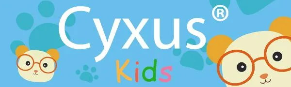 Cyxus Kids Blue Light Filter Glasses Non-Prescription Ultem Super Soft Lightweight Computer Gaming PC Glasses Boy Girl 01blue - cyxus