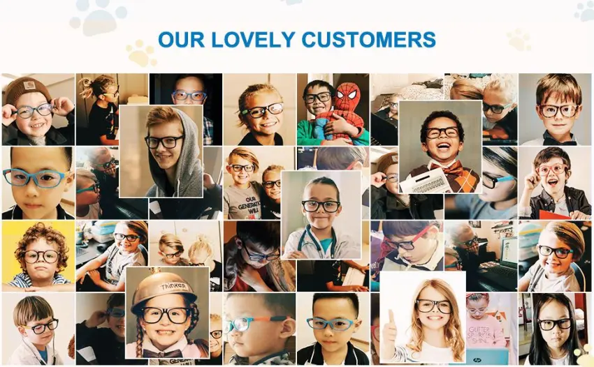 Cyxus Kids Blue Light Filter Glasses Non-Prescription Ultem Super Soft Lightweight Computer Gaming PC Glasses Boy Girl 01blue - pc brille