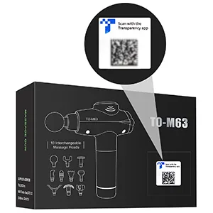 TOLOCO Massage Gun, Upgrade Percussion Muscle Massage Gun for Athletes, Handheld Deep Tissue Massager Gun, Carbon Carbon Black - product information 14