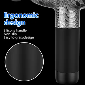 TOLOCO Massage Gun, Upgrade Percussion Muscle Massage Gun for Athletes, Handheld Deep Tissue Massager Gun, Carbon Carbon Black - massage gun