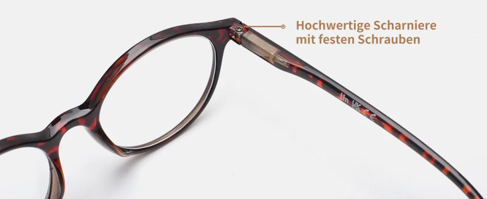 JM 3 Pack Vintage Round Reading Glasses Spring Hinge Glasses for Readers Women Men 3 Pack Mixed Color 1.50 - product information 6