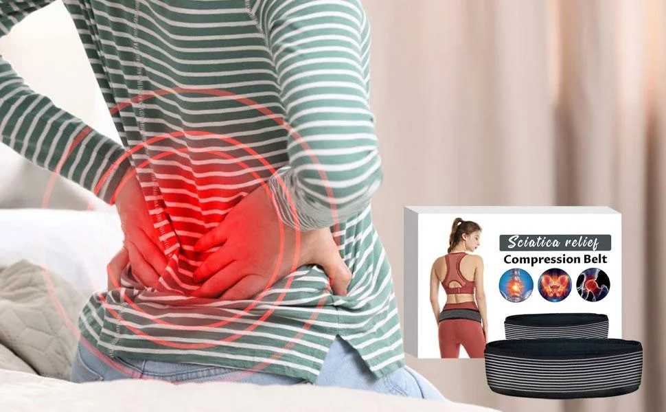 Taille joint bandage lumbar support correction belt comfortable to wear - Correction of seating walking reading typing working car driving Luckxing - Gürtel für den unteren Rücken