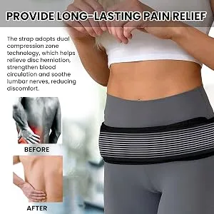 Taille joint bandage lumbar support correction belt comfortable to wear - Correction of seating walking reading typing working car driving Luckxing - Taillen-Rückenstütze