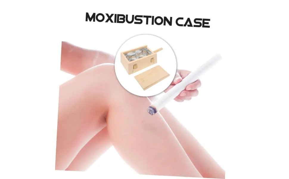 BUIFULSIC MOXIBUSITION-BOX Werminner Tool Moxa Stabholder Wellness Gift Health Gift Moxibuscoffer from Body Moxibusion Top H lzern -Post Moxa-Box - product information 1