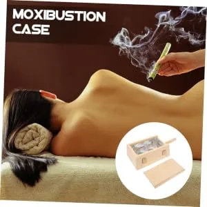 BUIFULSIC MOXIBUSITION-BOX Werminner Tool Moxa Stabholder Wellness Gift Health Gift Moxibuscoffer from Body Moxibusion Top H lzern -Post Moxa-Box - product information 2