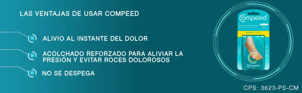 COMPEED 198102.8 Callos continuous hydration 6 pieces plastic - hydrokolloidverband compeed scheuern füße blasen füße füße
