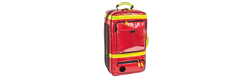 EB EMERAIR'S ventilation case | tarpaulin | red | robust emergency case | emergency doctor | rescue service | incl. module bags and ampoule kit - EB ELITE BAGS EMERAIR