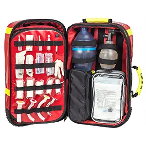 EB EMERAIR'S ventilation case | tarpaulin | red | robust emergency case | emergency doctor | rescue service | incl. module bags and ampoule kit - EB ELITE BAGS EMERAIR