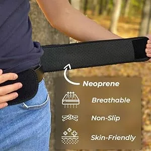 FAYNDE Lordosis support belts back supports for sciatica relief breathable attitude belt with adjustable compression iliosacral belt for men and women - Hochwertiges Material