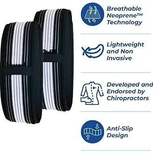 FAYNDE Lordosis support belts back supports for sciatica relief breathable attitude belt with adjustable compression iliosacral belt for men and women - Lindert Rücken- und Ischiasschmerzen