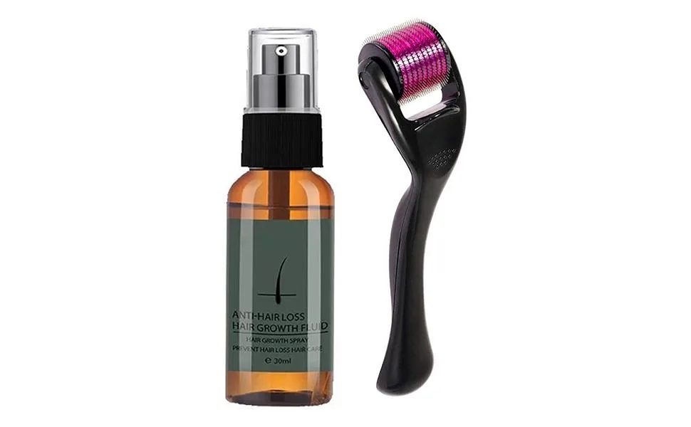 Yajexun Beard Gooming Kit 30 ml beard care set for men Beard Growth Kit beard growth set with Bart Roller Bart growth serum oil beard growth set - 30 ml Wachstums-Bartöl, Bartwachstums-ätherisches Öl-Spray, schnelles Styling, dicker, länger,