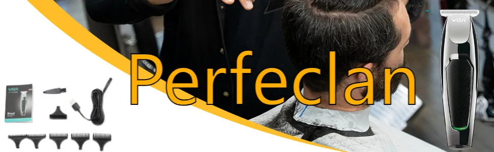 Perfeclan VGR Men's Hair Clipper Cordless Rechargeable Beard Shaver Hair Cutting - product information 1