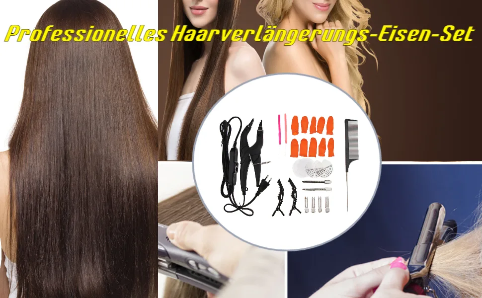 Heat tongs connector bonding tongs accessory set hair extension hair accessoriess - product information 4