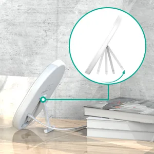 Light Therapy Lamp, UV-Free 10000 Lux Therapy Light, Touch Control with 3 Adjustable Brightness Levels and 4 Timer Function, Large Light Surface 90° Rotatable Stand, Compact Size for Home/Office Use - light therapy lamp