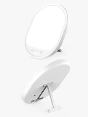 Light Therapy Lamp, UV-Free 10000 Lux Therapy Light, Touch Control with 3 Adjustable Brightness Levels and 4 Timer Function, Large Light Surface 90° Rotatable Stand, Compact Size for Home/Office Use - light therapy lamp