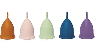 Divine Menstrual Cup MINT (M Mint Hard) - fuenf-tolle-hautvertraegliche-farben