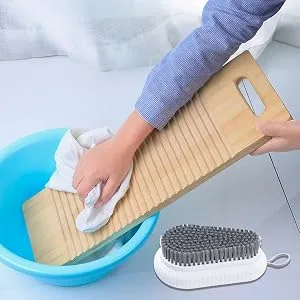 FACYNDE needle cleaning brush fashionable fingernail peeling brush with loop practical fingernail brush cleaning pedicure tool for men and women gray - Ergonomisch und benutzerfreundlich