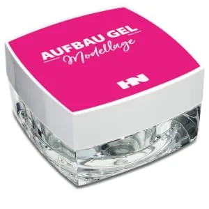 HN Hollywood nails Basic UV builder gel - modeling - Mittelviskoses UV-Gel für den klassischen Aufbau, LED-fähig, 15ml
