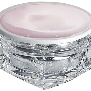 HN Hollywood nails PLATINUM Microfiber Gel - Ros - 10 g Builder UV Gel with glass fibers - Dezentes Rosa, halbtransparent