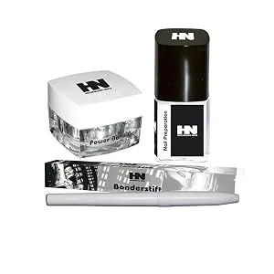 HN Hollywood nails PLATINUM Microfiber Gel - Ros - 10 g Builder UV Gel with glass fibers - Titan Haftvermittler