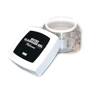 HN Hollywood nails Platinum Fiberglass UV Builder Gel Clear 15g - platinum