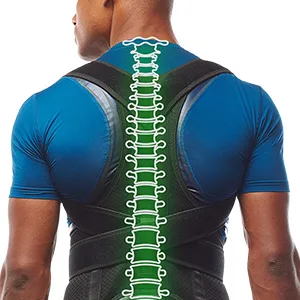 Back Brace Posture Corrector for Men and Women - Adjustable Posture Back Brace for Upper and Lower Back Pain Relief - Muscle Memory Support Straightener (Large) - Posture corrector