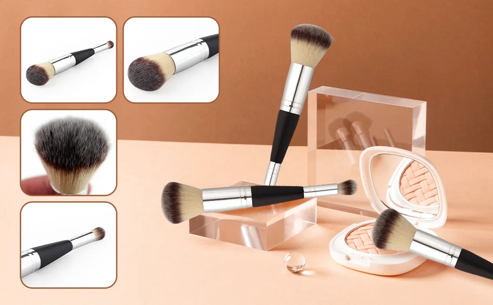 -Eended Technically cosmetics cosmetic medium cosmetic medium up brush facial brush Roug brushes Foundation Brush Powder brush eyebrow brushes eyeshadow brush - product information 5