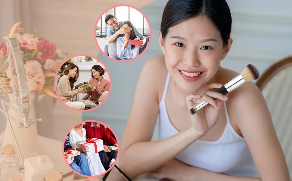 -Eended Technically cosmetics cosmetic medium cosmetic medium up brush facial brush Roug brushes Foundation Brush Powder brush eyebrow brushes eyeshadow brush - product information 8
