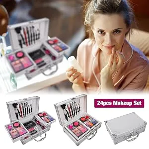 BEXDUG 24 Parts make-up sets valuable make-up set for women complete set beauty box with Brush eyeshadow foundation and cosmetic package Thanksgiving - Hautfreundlich und sicher