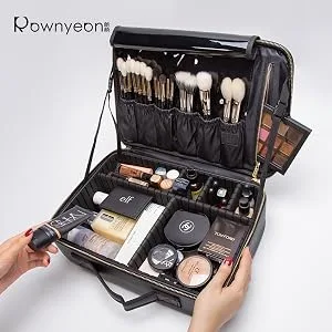 Rownyeon Makeup Bag M Black - product information 10