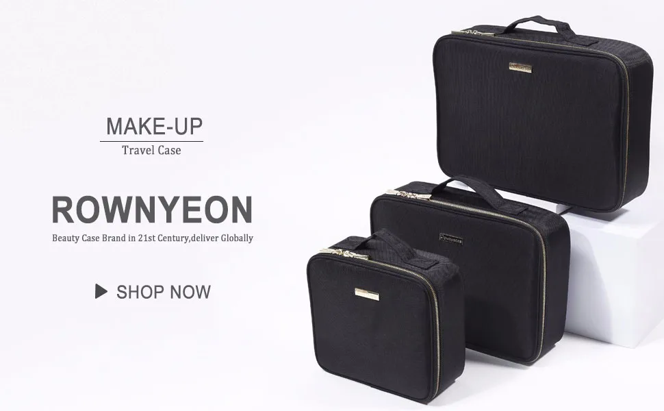 Rownyeon Makeup Bag M Black - product information 2
