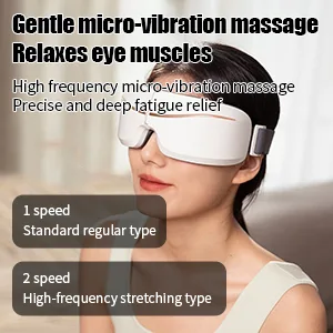Eye massager with heating function intelligent Bluetooth USB music eye massage device for relaxation multi -frequency vibration reducing eye fatigue and improvement of sleep (pink) - product information 5