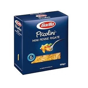 Barilla Durum Wheat Pasta Piccolini Mini Penne Rigate Pack of 6 (6x1kg) Piccolini Mini Penne Rigate Single - product information 2