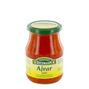 Feinkost Dittmann Ajvar Serbian-Macedonian spice sauce 340 ml (pack of 2) 1 340 ml (pack of 2) - product information 2