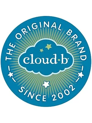 Cloud b Soothing Sound Machine | Cuddly Stuffed Animal | 4 White Noise and 4 Lullabies | Auto-Shutoff | Ella The Unicorn - Cloud B Original Logo