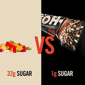 NEOH Low Carb Protein & Candy Bar - Raspberry - 2 Packs of 12 - Low Calorie, Low Sugar, Vegetarian, Gluten-Free, Non-GMO Sport Nutrition Bars Raspberry  24 Pack - bar protein