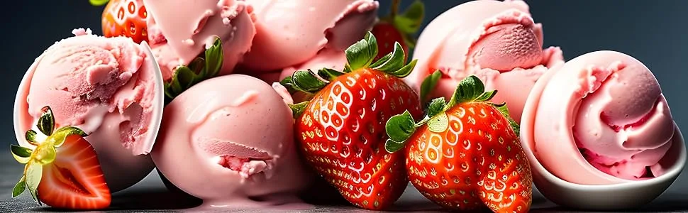 Strawberry milk shake ice cap aroma variegatos ice dessert chocolates for refining delicious ice cream drinks cake biscuits cake creams ice cream content 250 g - Wunderbare Desserts