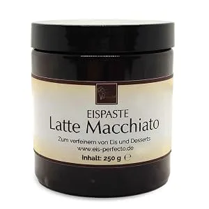 Latte macchiato-ice cream trap for delicious aromatic ice cream also to refine delicious desserts drinks chocolates cakes and much more content 250 g - Latte Macchiato Eispaste