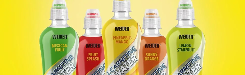 Weider L-Carnitine Water Pineapple-Mango 12 pieces - L-Carnitine 3