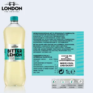 London Ginger Ale 6x1ltr - London Bitter Lemon