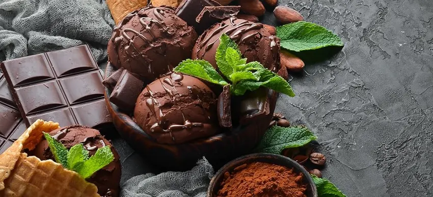Chocolate ice cap to refine delicious ice cream desserts drinks chocolates cakes and much more.Easy and quick application.Content 250 g - Schoko Eispaste Dessert