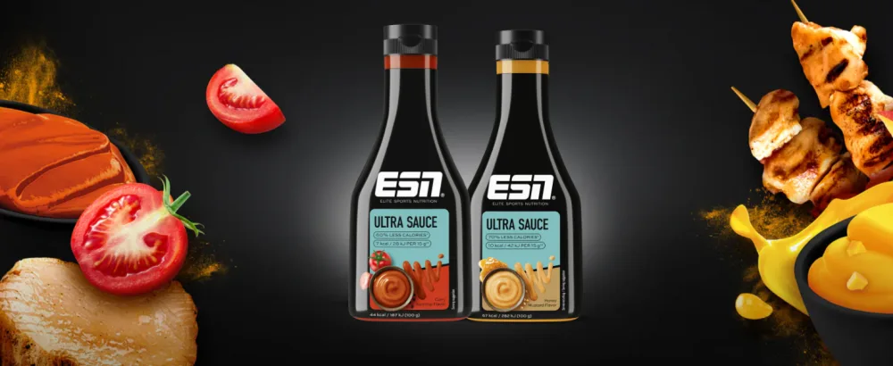 ESN premium ultra sauce mango curry 4 x 285 ml ideal sauce for diet and conscious nutrition tested quality - made in Germany 4 x mango curry - esn premium ultra sauce