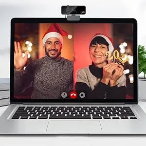 Oittira webcam for PC Full HD 1080p web camera with microphone 105 wide angle of webcam for streaming and video recording compatible with PC/laptop skype/studio/zoom/FaceTime black - Webcam für PC