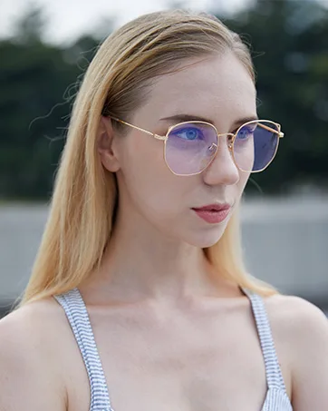 Duco computer gaming with transparent lens glasses blue light protection screen glasses full edge glasses ergonomic design 223t brown - Blaulichtfilter Brille Damen TR90 Blaulichtbrille ohne Sehstärke