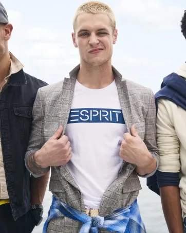 Esprit men T-shirt S 505/Violet - product information 17