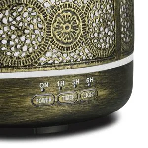 500ml Diffusers for Essential Oils, ARVIDSSON Ultrasonic Cool Mist Essential Oil Diffuser for Large Room, Iron Metal Aromatherapy Diffuser with Whisper-Quiet Operation & Auto Shut-Off Bronze 500ml - product information 10